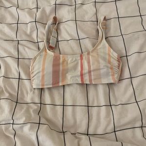 Women’s target striped bikini top